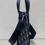Christian Dior Safari North-South Tote Bag Dark Blue